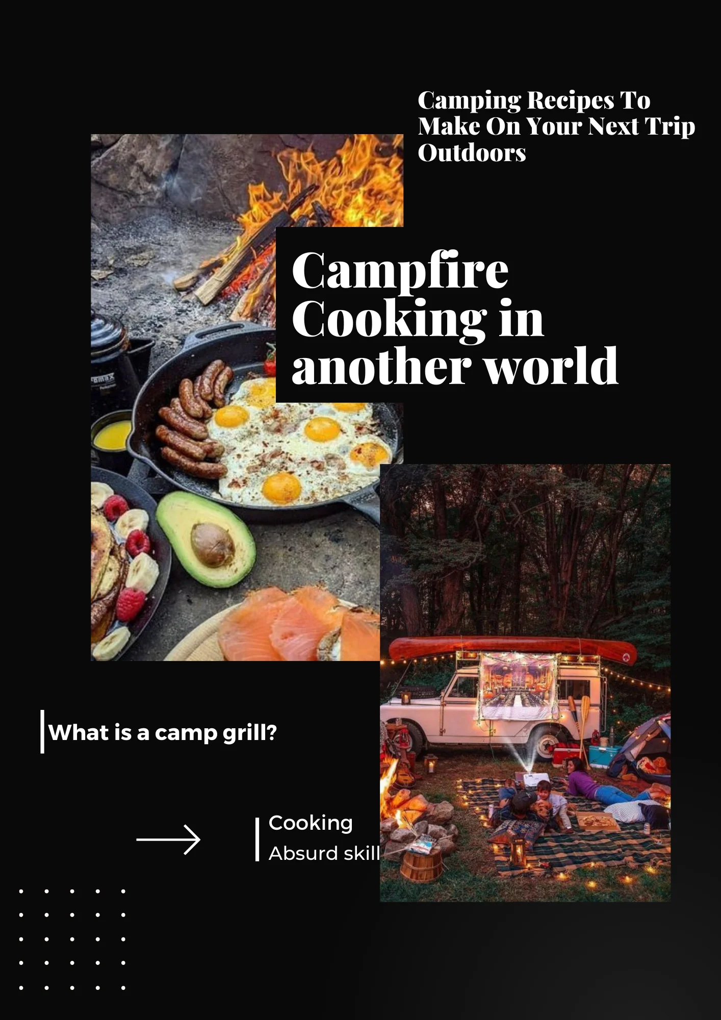 campfire cooking in another world