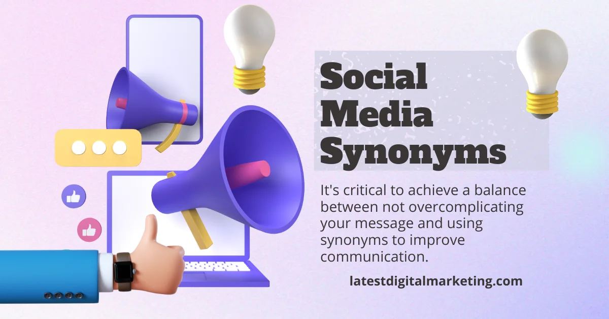 Social Media Synonyms