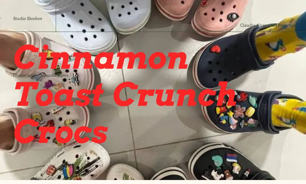 Cinnamon Toast Crunch Crocs